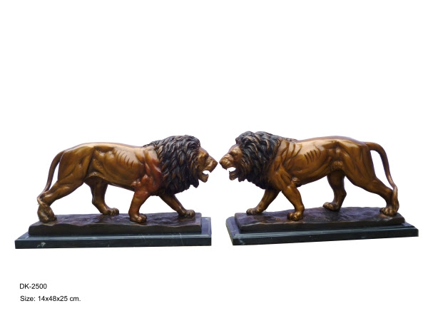 Bronze Lions - Click Image to Close